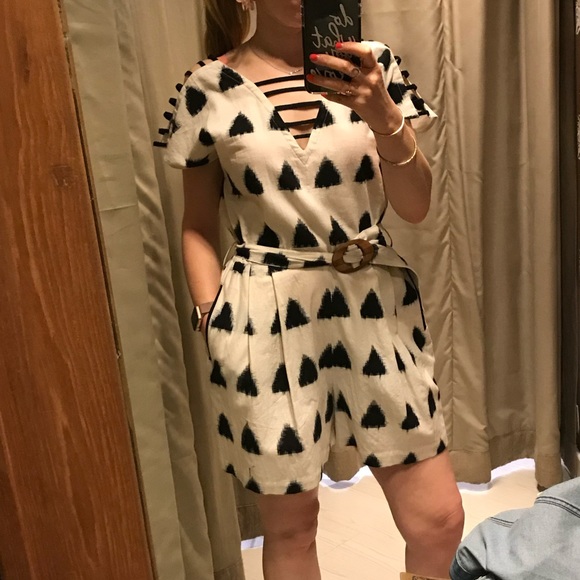 IKAT Handwoven Romper - Picture 1 of 4